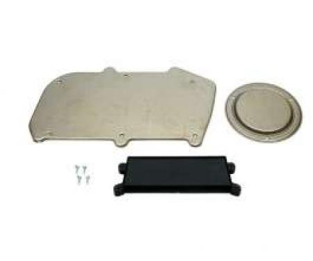 Firebird Firewall, Blower Motor & Heater Control Panel Cover Plate Set, Heater Delete, 1967-1968