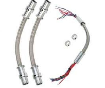 Firebird Wiring Looms, Door Jamb, Stainless Steel, 1967-2002