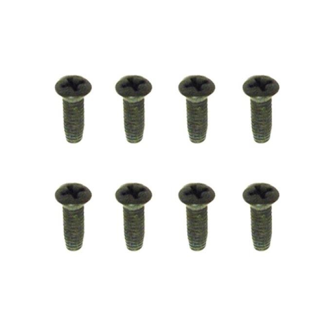 Redline Restomotive® 1967-1968 Chevrolet Camaro Rallysport 8 Piece Headlamp Door Screw Set