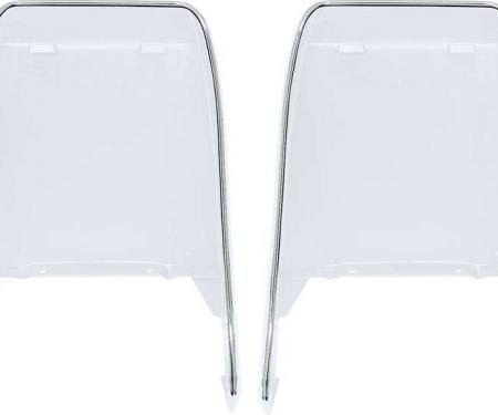 1973-81 Trans AM Seat Back Trim Molding Set, Chrome