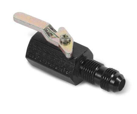 Earl's Shut-Off Valve 3/8" NPT Female Inlet & -8AN Bulkhead Outlet, 2.75 In. (2-3/4") Overall Length AT230503ERL