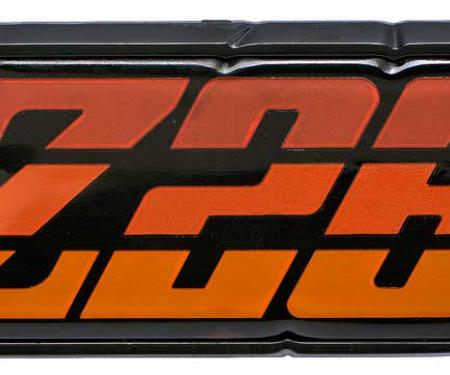 OER 1980-81 Camaro "Z28" Orange Fuel Door Emblem 9637809