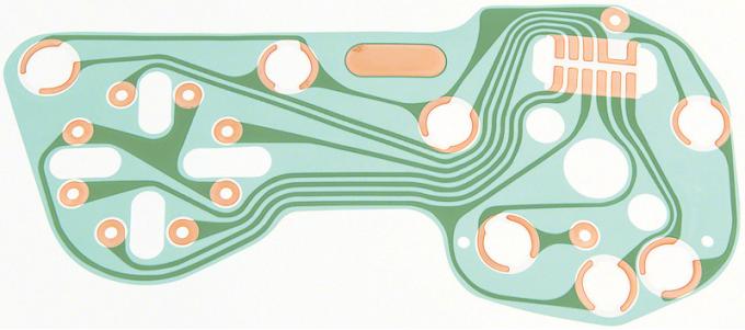 OER 1967-68 Firebird printed Circuit With Gauges 6293188