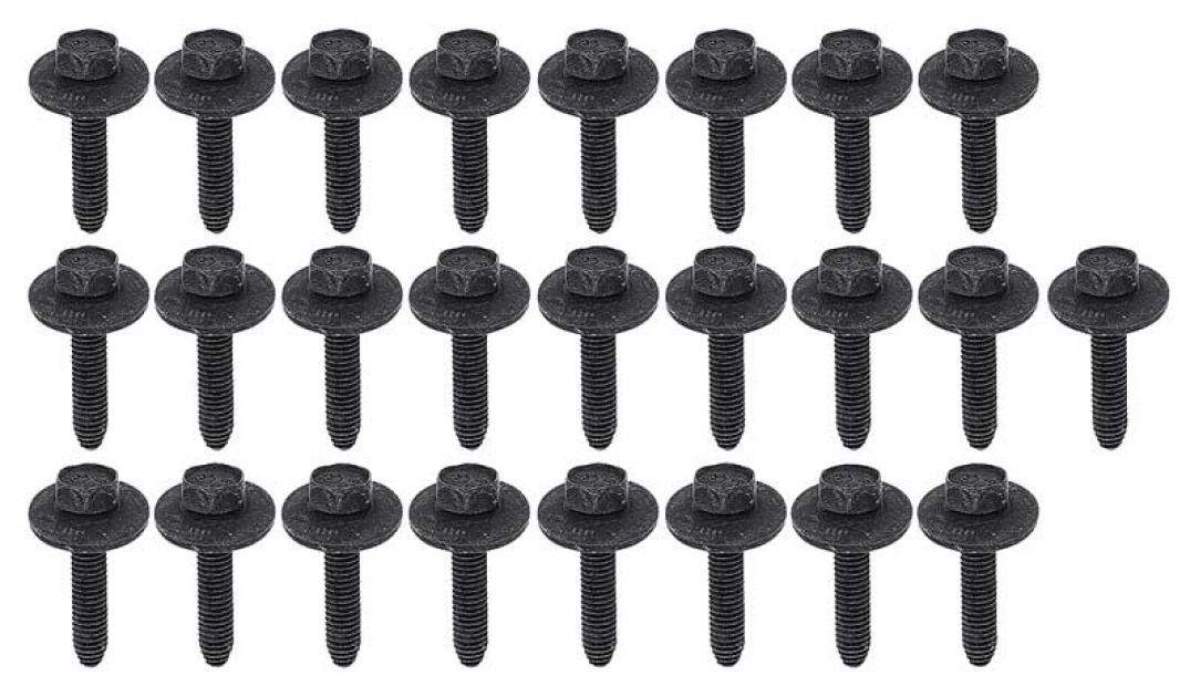 OER Hex Head Sems Bolt M6-1.0X30Mm Set Includes (25) 10287379 *C15316 ...