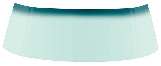 OER 67-69 Camaro / Firebird Convertible Windshield Glass, Green Tinted With Blue/Green Shade at Top DW689T