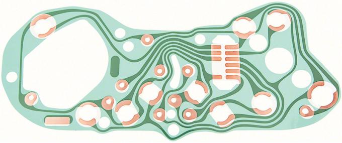 OER 1970-71 Firebird printed Circuit With Gauges 8903820