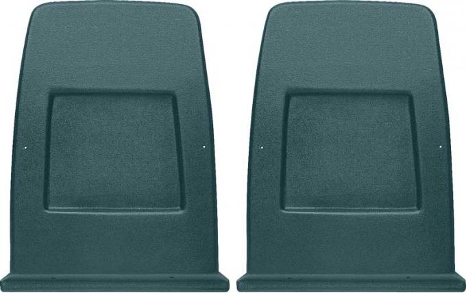 OER 1971-78 Camaro, Firebird, 1977-79 Nova, Bucket Seat Back Panels, Blue, Pair, Various Models K7104