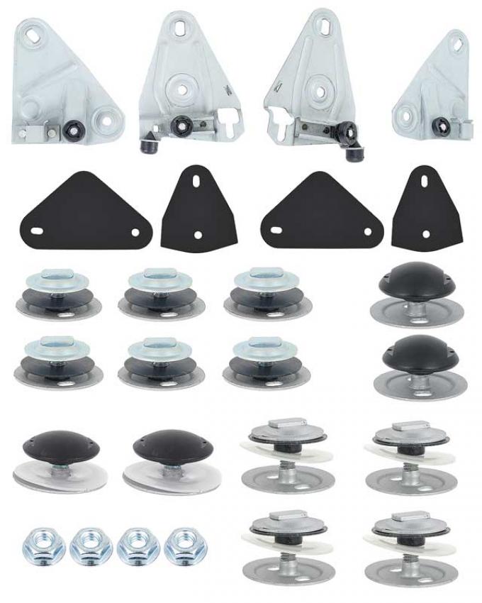 OER 1968-69 Camaro, Firebird, Door Glass Mounting Set , RH and LH Doors 152746