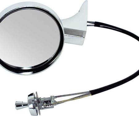 OER 1966-67 Chevy II / Nova, 1967 Camaro / Firebird Remote Round Outer Mirror, LH 3899857