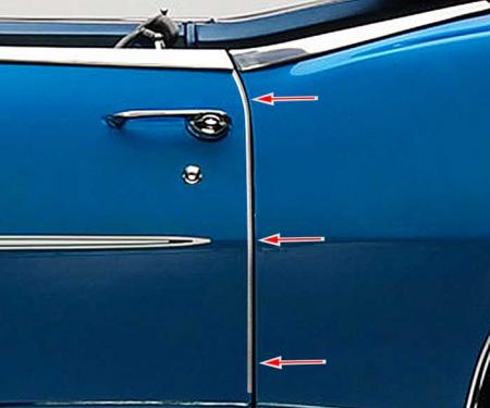 OER 1967-68 Camaro / Firebird Door Edge Guards K9343