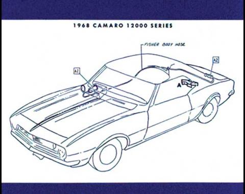 Camaro Factory Assembly Manual, 1968