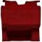 OER 1985-89 F-Body Dark Carmine Red Rear Cargo/Hatch Area Cut Pile Carpet HA510254