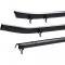 1967 Camaro, Firebird Coupe, Front Door & Rear Quarter Window Felt Set, Inner & Outer, Convertible, Replacement Style, 8 Piece Set CA143R