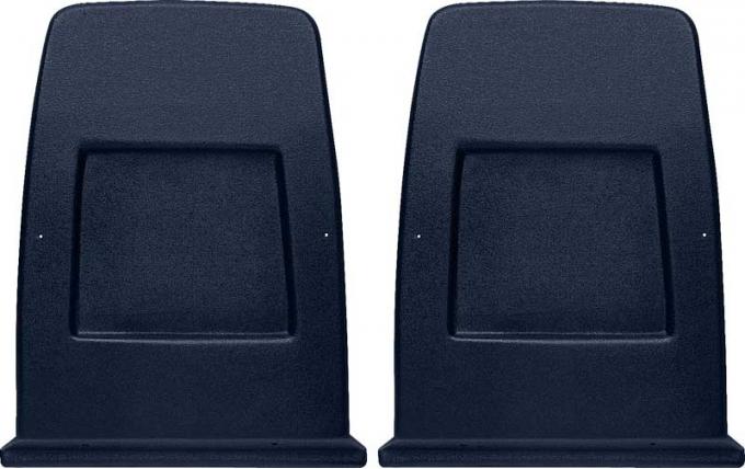 OER 1971-78 Camaro, Firebird, 1977-79 Nova, Bucket Seat Back Panels, Dark Blue, Pair K7112