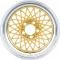 OER 16" X 8" Gold GTA Style Alloy Wheel with 4-3/4" Backspacing and 0mm Offset 10104406