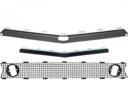 OER 1967 Camaro Restorer's Choice™ Standard Grill Kit without Headlamp Bezels *R5025