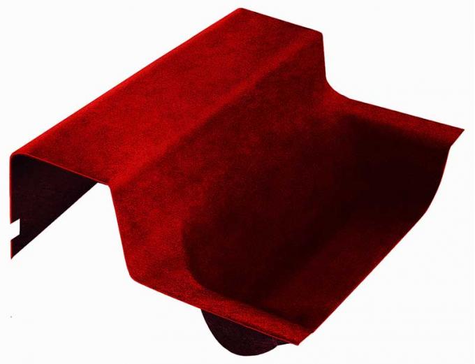 OER 1985-89 F-Body Dark Carmine Red Rear Cargo/Hatch Area Cut Pile Carpet HA510254