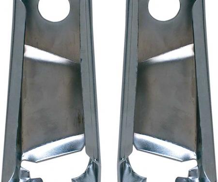 OER 1969 Camaro, Firebird, Trunk Floor Rear Panel Corner Braces, Pair, EDP Coated KW613