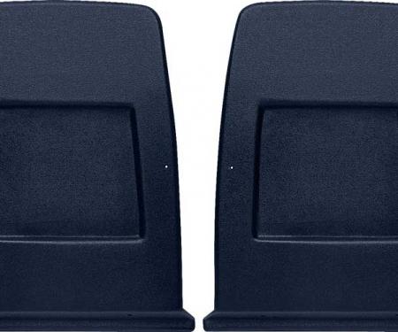 OER 1971-78 Camaro, Firebird, 1977-79 Nova, Bucket Seat Back Panels, Dark Blue, Pair K7112