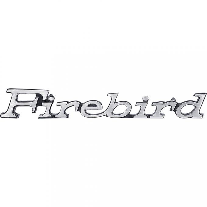 OER 1970 Pontiac Firebird, "Firebird" Front Fender Emblem, RH or LH, Each FB053 Camaro Depot