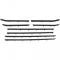 1967 Camaro, Firebird Coupe, Front Door & Rear Quarter Window Felt Set, Inner & Outer, Coupe, Replacement Style, 8 Piece Set CA142R