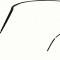 OER 1967-69 Camaro / Firebird Convertible 5 Piece Roof Rail Weatherstrip Set K165