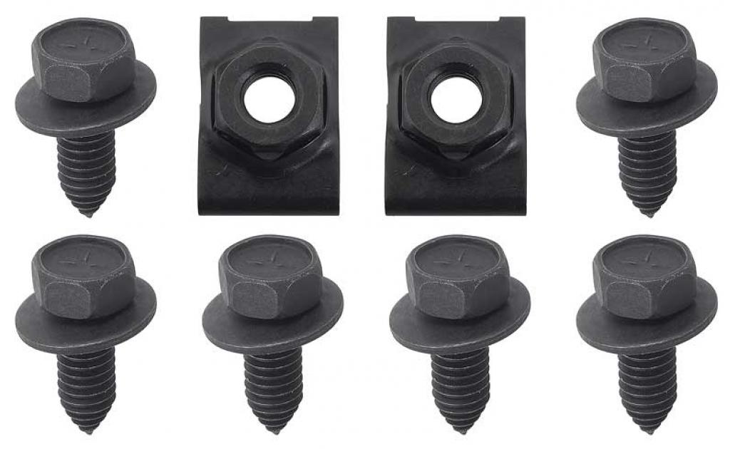 OER 1968-69 Camaro RS, Actuator Shield Mounting Hardware Set 153222 ...