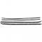 Camaro Window Felt WeatherStrip Kit, Inner & Outer, for Cars with Chrome Moldings, 1970-1981