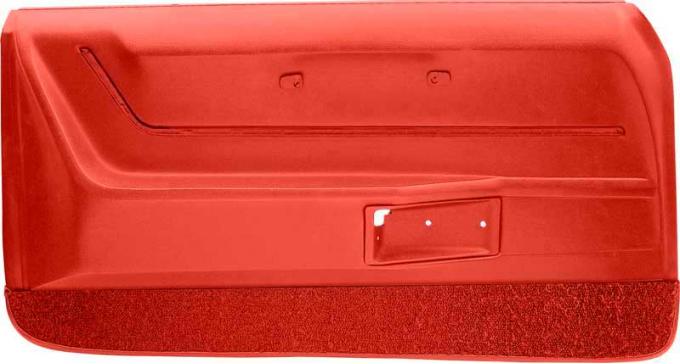 OER 1969 Camaro Coupe / Convertible Hugger Orange Deluxe Door Panels with Black Carpet K62911