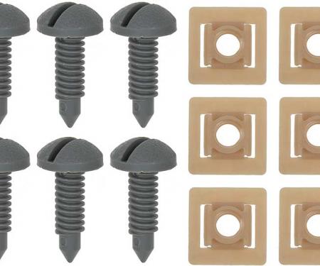 OER 1982-92 Camaro/Firebird, Rear Hatch Screw And Nut Set, Gray F2603