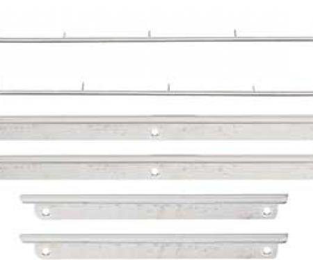 OER 1967 Camaro / Firebird Door Panel Molding Kit - Convertible - Deluxe Interior - 6 Piece *R1111