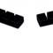 OER 1967-69 Camaro, Firebird, Door Jamb Welt Retainer Clips, Pair 748776