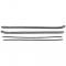 Camaro Window Felt Weatherstrip Kit, Inner And Outer, for Cars without Chrome Moldings, 1970-1981