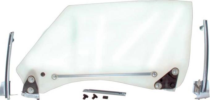 OER 1968-69 Camaro / Firebird Door Window Assembly with Clear Glass, RH B1081