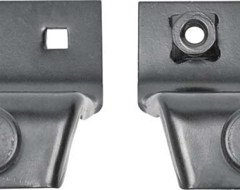 Classic Headquarters Rallysport Headlight Door Stop Brackets, Assembly W-809